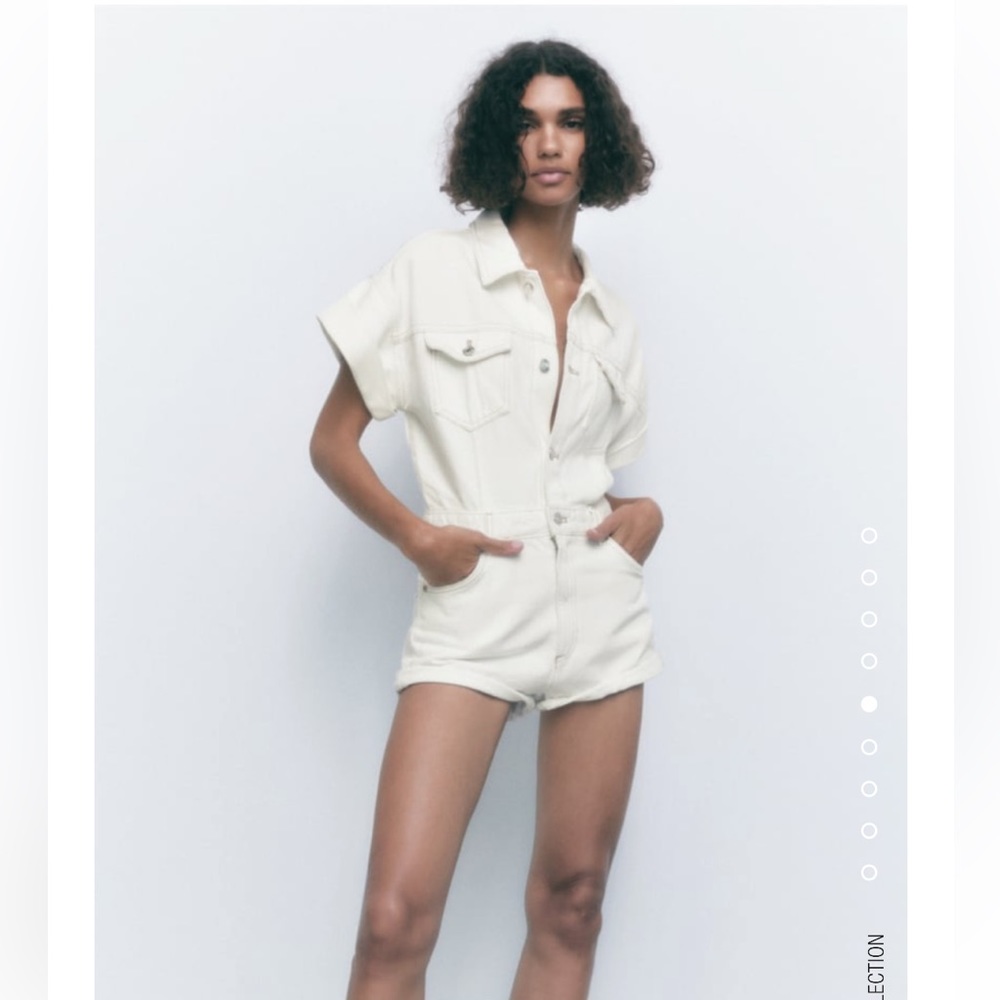 Zara denim jumpsuit